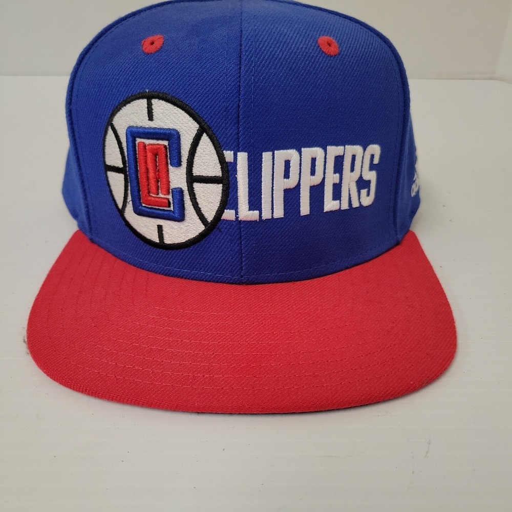 Adidas Los Angeles Clippers NBA Snapback Hat Blue Red AG4674 NEW